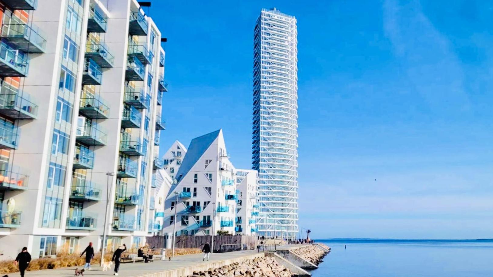 Cozy Holiday Home - Lighthouse By The Sea Aarhus Exterior foto
